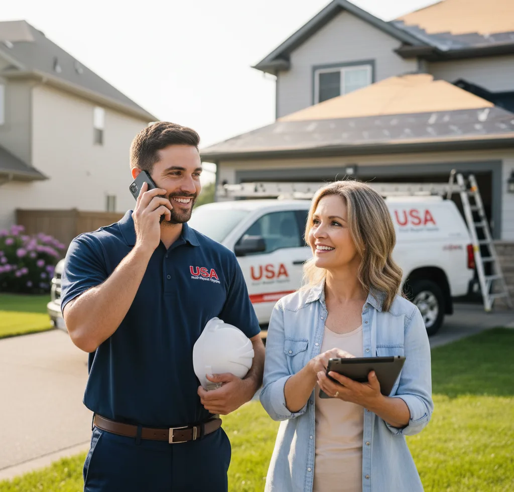 USA Roof Repair Experts customer support in Lockwood